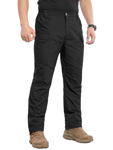 NAVEKULL Men's Flex Tactical Pants Ripstop Stretch Work Cargo Pants Water Resistant Outdoor EDC Hiking Pants2