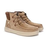 PITAS | TRENTO | Botas de Mujer Casual | Botín Serraje | Bota Urbana Caña Baja | Botas de Vestir | Botines Bajos Planos | Botín de Invierno | Calzado Walkinpitas | Camel 37