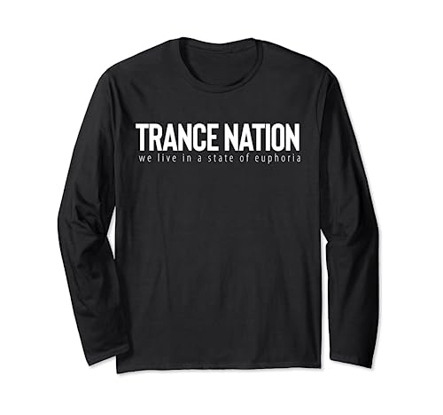 Camiseta Trance Music Electronic Music Productor Manga Larga