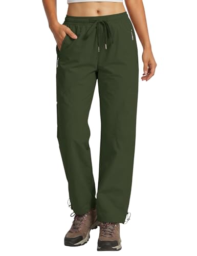 Rapbin Wanderhose Damen Outdoorhose Leicht Schnelltrocknend Atmungsaktiv Trekkinghose Funktionshose Sommer mit Reißverschlusstaschen