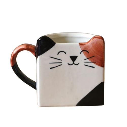 Image of Craftribal Ceramic Cute Cat Mug - 250 Ml Coffee Mug | Cute Gifts for Girls, Boys, Kids, Friends | Perfect for Tea, Milk, Hot Chocolate & Beverages | Birthday, Anniversary & Gifting Pack of 1