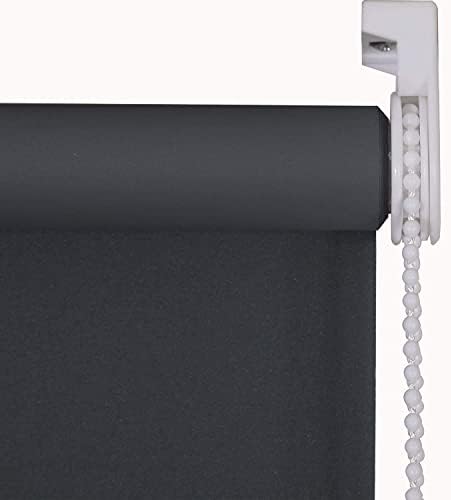 My Home Store Blackout Roller Blinds Trimmable Easy Fit UV-Resistant Thermal Blind (Light Grey, 180 x 210 cm)