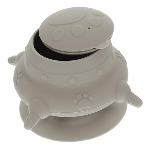 WEKADRIN シリコーン製子犬用ミルク給餌ボウル 食品グレード素材 小多頭対応 哺乳用乳首付き 携帯便利で耐久性あり