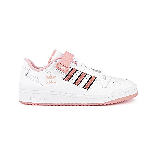 adidas Originals Forum Low City Hombre Trainers Sneakers (UK 9 US 9.5 EU 43 1/3, White Pink Black GY2674)