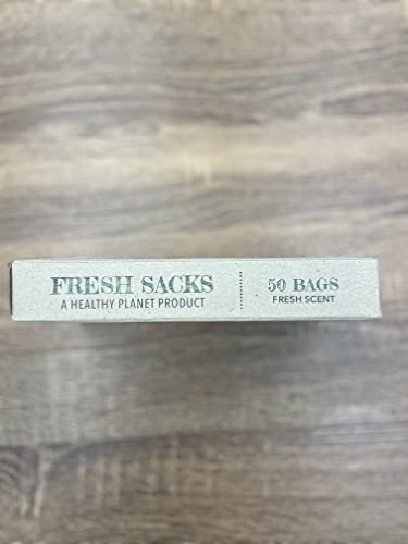 Fresh Sacks Biodegradable Diaper Disposal Bags, Box Of 50, Teal #TOP3