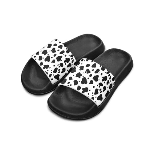 Children's Slippers Beach Sandals Slide Sandals Filp-Flops for Unisex Kids Boys Girls Gift for Daughters Sons Little Brothers Sisters Black Sole Little Kid Size 11-Big Kid Size 3