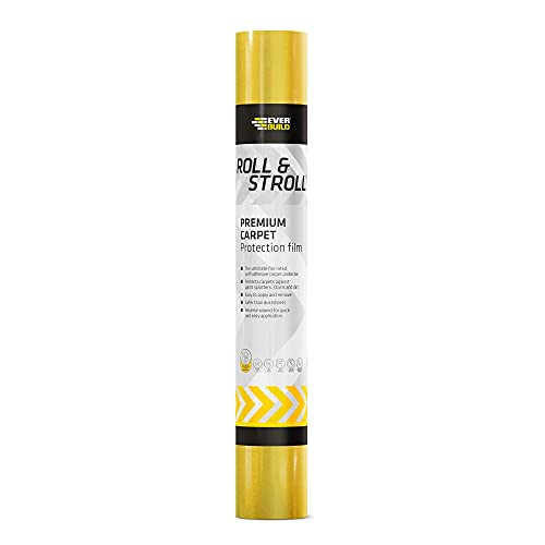 Protector De Alfombra EVERBUILD Roll & Stroll Premium – Totalmente Impermeable, Evita Manchas Y Arrugas (Varios Tamaños)
