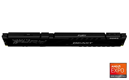 Image of Kingston Fury Beast 16GB 5600MT /s DDR5 CL36 Desktop Memory Single Module | AMD Expo |KF556C36BBE-16