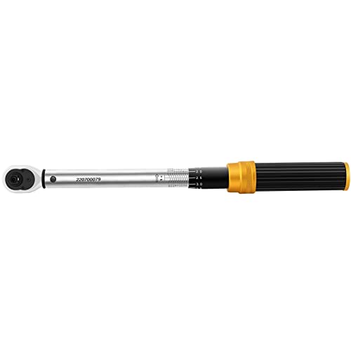 Uharbour 3/8 Inch Click Drive Torque Wrench, Dual-Direction Adjustable Torque Wrench With Range 10-100Ft.lb/13.6-135.5Nm… #TOP5