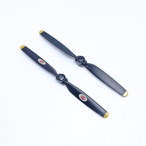 KingVal WLtoys XK A300 RC 비행기 글라이더와 호환되는 2개/세트 교체용 프로펠러 소품 블레이드 RC 부품 (옐로우) — 사진 3