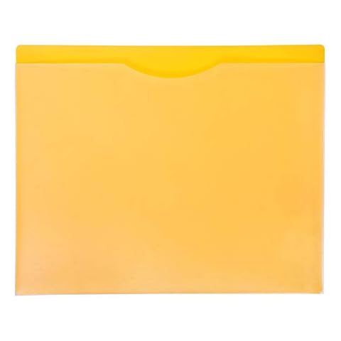 Waterproof Poly File Folders with Top Tab, Letter Size, Single Colors, 10pcs Pack Cover