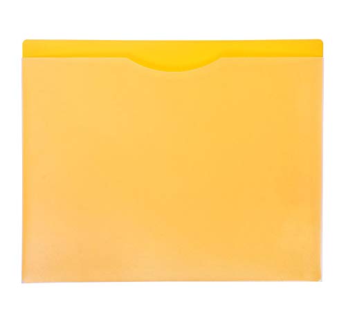 Nova Filer Waterproof Poly-File Folders with Top Tab, Letter Size, Assorted Colors, 10pcs Pack