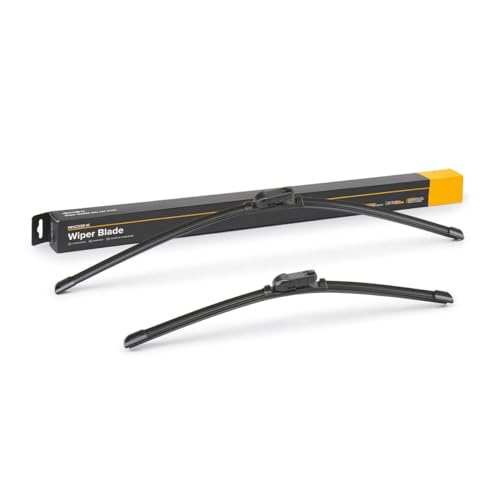 RIDEX Escobilla Limpiaparabrisas Juego de 2 Escobillas con spoiler Delante | Tipo de escobilla: Escobilla con hoja plana Sin marco | Longitud 1: 650mm | Longitud 2: 450mm 298W17128 compatible con VW