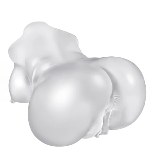 Male Sex Doll Male Masturbator 2.2LB BBW Sex Doll Pocket Pussy Sex Toy for Men Realistic Sex Dolls with Dual Textured Vagina Anal Channels Clear Pocket Pussy Big Ass Adult Toys for Men Masturbation