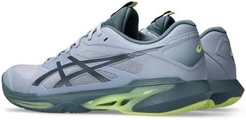 ASICS Men's Solution Speed FF 4 Tennis Shoes, Grey Blue/Ironclad