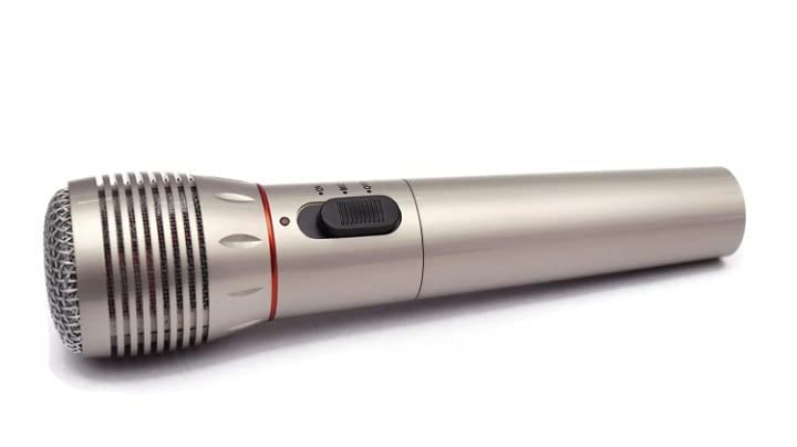 Image of kh Wireless Microphone or Wired Mic Both Options, Handheld Dynamic Mic System Set with Receiver, 6.35mm(1 /4'') Plug, for Karaoke, Voice Amplifier, PA System, Singing Machine