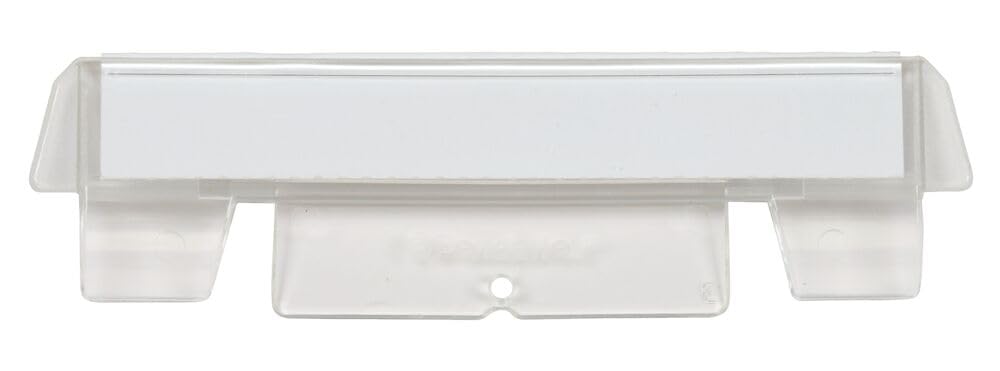 Pendaflex Hanging File Folder Tabs, Clear Molded Plastic, 3.5" Wide, Top-Loading Inserts Included, Easy Lock-in Design for Quick Filing Setup, 25 Tabs per Pack, School, Office, and Home Use