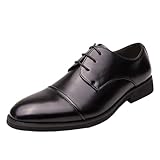 1. Matériau : fabriquée en cuir de vache de haute qualité, cette chaussure Oxford for homme présente une texture luxueuse et une sensation de confort. Le cuir souple et la doublure respirante assurent un confort tout au long de la journée, tandis que le caoutchouc résistant à l'usure et antidérapant offre un ajustement sûr. Parfaites for les occasions professionnelles ou formelles, ces chaussures en cuir for hommes rehaussent n'importe quelle tenue.