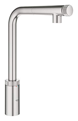 GROHE Mitigeur Évier Minta Smartcontrol 31613Dc0 (Import Allemagne), Supersteel