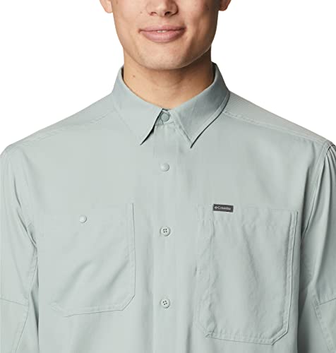 Image of Columbia Men's Silver Ridge Utility Lite Long Sleeve, Niagara, Large