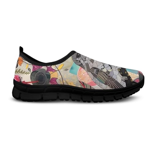 Image of Womens Slip On Walking Shoes Non Slip Loafer Breathable Holiday Travel Shoe Lightweight Casual Low Top Sneakers SizeUS 5.5-11.5