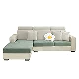 Foreate Sectional Couch Covers for Sectional Sofa L Shape - 3 Pieces Sofa Cushion Covers Furniture P