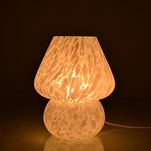 Image of Mushroom Lamp in Murano Glass • Bedside lamp • Table Lamp • Made in India• Home Decor (Medium)