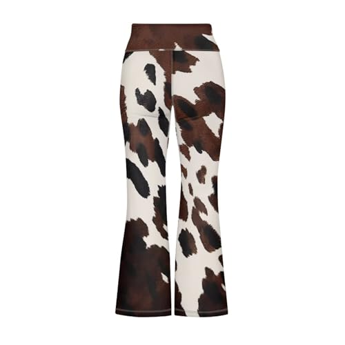 Flare Leggings for Girls Wide Leg Yoga Pants Size 5-14 Thick High Waisted Breathable2