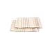 LinenMe Linen Linum Hand and Guest Towels, 19 by 28-Inch, Natural, Set of 2