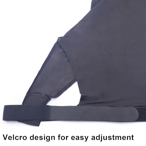 Capucha de caballo de cabeza completa y cuello con velcro ajustable XXL 5