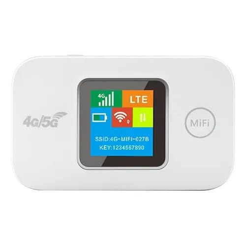Image of Wireless 4G LTE Hotspot | 4G Pocket Router | 3000 mAh Battery (12 Hrs) | All Sim Supported 4G & 5G | Works 4G Network Only