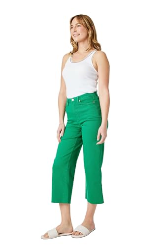 Judy Blue Kelly Green Cropped Capri