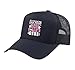 I'm A Field Hockey Goalie Gigi Field Hockey Goalkeeper Gigi Trucker Hat with Adjustable Mesh Back, Navy Blue