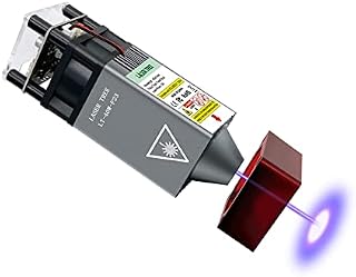 Upgraded 40W Laser Module, LASER TREE 23mm Fixed Focus Balance Engraving and Cutting Head, Laser Engraver Module 5W Optical Power with Metal Wind Gathering Hood, Suitable for Laser Engraver Machine