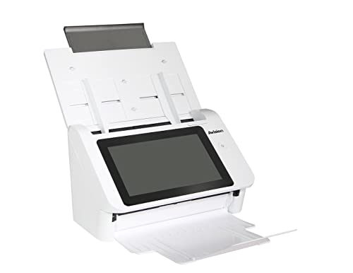Avision AN335W Stand-Alone A4 Dokumenten Scanner mit Bildprozessor VM3 |20,56cm (8) Touch Display | 40ppm/80ipm | 50 Seiten ADF | USB 3.2 | WLAN | Ethernet | Scan to USB | ISIS Treiber, Twain Treiber