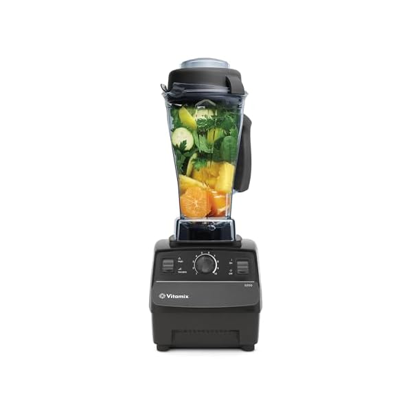 Vitamix 5200 Blender, Professional-Grade, Container, Self-Cleaning 64 oz, Black/Grey
