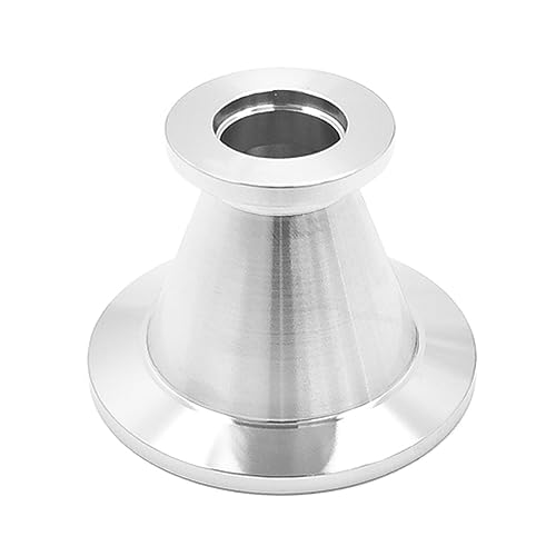 Image of Vacuum Conical Reducer KF-40 to KF-16 (NW-40 to NW-16), Vacuum Fitting, 304 Stainless Steel, Flange Adapter (KF40-KF16)