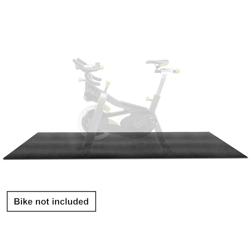 Tapete para equipo de ejercicio Nouva de 8x3 pies, antideslizante, 0.22 pulgadas de grosor, protege el piso y reduce ruidos, ideal para hogar, gimnasio, yoga y levantamiento de pesas miniatura 2