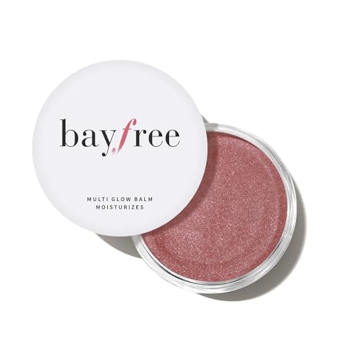 bayfree Multi Glow Balm Cream Blush for Cheeks Blush Balm Face Makeup Radiant Finish Hydrating Creamy Lightweight & Blendable Color Face Makeup 0.63 Oz