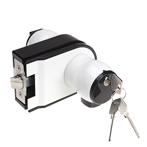 Serrure de porte avec bouton noir blanc simple MS411 quincaillerie