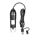 IUPPA USB Digital Zoom Microscope Magnifier with OTG Function 8-LED Light Magnifying Glass 1600X Magnification with Stand
