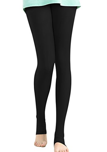 Women'S Soft Leggings Golf Sun Protection Pants Leggings Compression Stockings Black