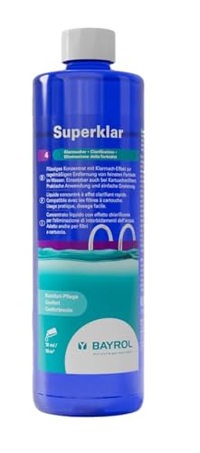 Bayrol Líquido Concentrado Clarificante Eliminador de la Turbidez del Agua, 0.5 L