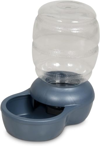 Image of Petmate Replendish Gravity Waterer Cat and Dog Water Dispenser 0.5 GAL, Blue, Made in USA (Pack of 6)