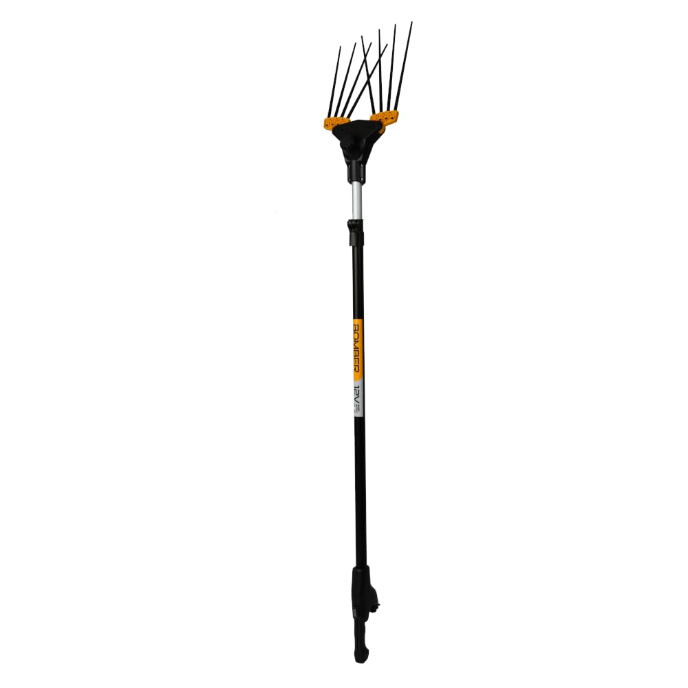 SCUOTITORE Volpi Bomber 12V TELESCOPICO ABBACCHIATORE SCUOTIOLIVE Lunghezza da 210 A 300 CM