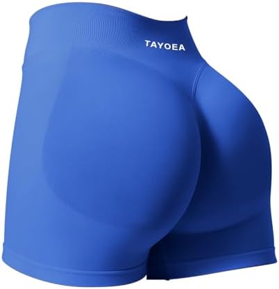 TAYOEA Sport Shorts Damen Scrunch Kurze Sporthose Push Up Kurze Leggings Butt Lifting Gym Short Nahtlose Workout Radlerhose Damen