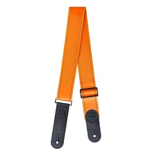 Slowhand Guitar Strap – Extended Leather Ends, Soft & Adjustable | Universal Fit - Les Beatles, Paul McCartney, John Lennon, RIngo Starr, George Harrison