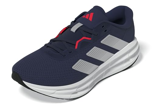 adidas DKBLUE/SILVMT/LUCRED Men's Galaxy 7 M Dark blueSilver met./Lucid red 11.5 US, Wide