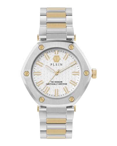 Montre Philipp Plein analogique femme The Hexagon montre quartz en acier inoxydable