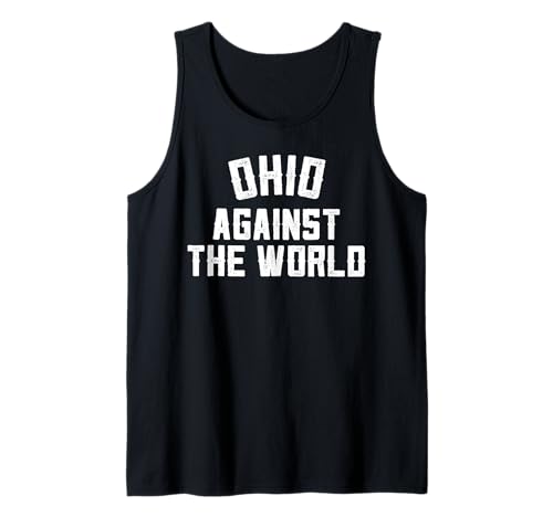 Vintage Ohio Against The World Funny Football Tank Top